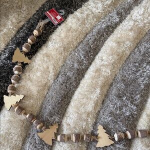 Wood Trees Garland